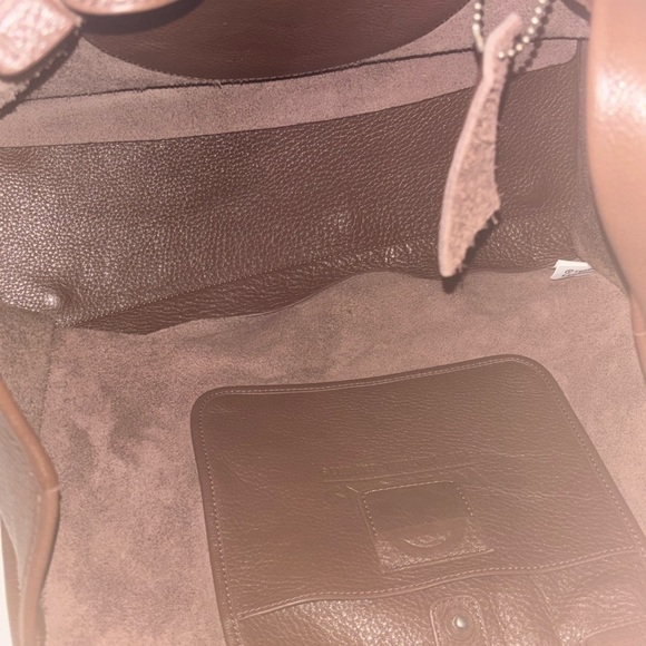 TELFAR -WILSONS LEATHER MEDIUM CARRY BAG/CHOCOLATE - Picture 9 of 16